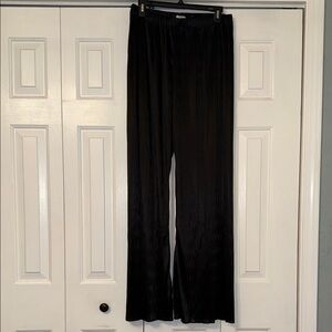 Chic Black Wide Leg Women's Pants